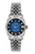 Rolex Women's Datejust Midsize Stainless Steel Factory Blue Vignette Diamond Dial