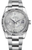 Rolex Datejust Stainless Steel Factory Silver Floral on Oyster Bracelet 116234