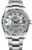 Rolex New Style Datejust Stainless Steel  Fluted Bezel & Factory Mother of Pearl Diamond Dial on Oyster Bracelet 116234