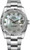 Rolex New Style Datejust Stainless Steel  Fluted Bezel & Factory Mother of Pearl Diamond Dial on Oyster Bracelet 116234