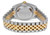 Rolex New Style Datejust Two Tone Fluted Bezel  & Factory Black Diamond Dial on Jubilee Bracelet 116233
