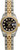 Rolex Women's New Style Two-Tone Datejust with Factory Black Diamond Dial 179173