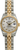 Rolex Womens New Style Two-Tone Datejust with Factory Silver Diamond Dial 179173