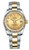 Rolex Datejust Midsize Two Tone Champagne Roman on Oyster  178273CRO