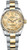 Rolex New Style Datejust Midsize Two Tone Factory Champagne Flower Dial 178273
