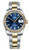 Rolex Datejust Midsize Two Tone Blue Index Dial 178273 Oyster