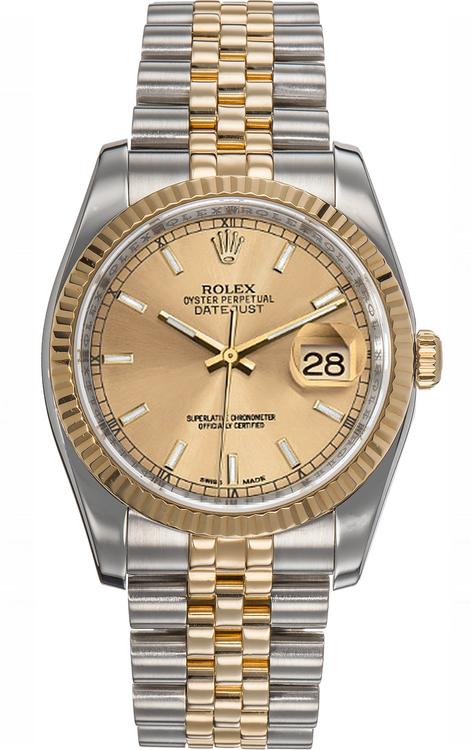 Preowned Men's Rolex Datejust Two-Tone | Luxury of Watches