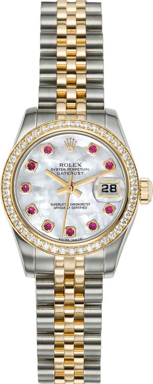 **「MU」** Rolex Women's New Style Two-Tone Datejust with Factory Diamond