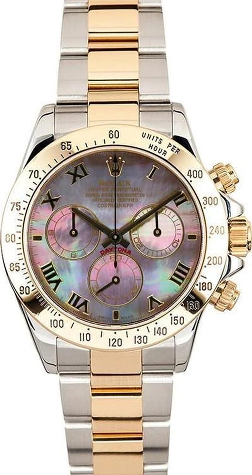 otty otty未使用  プレデター プロ Rolex Two-Tone Daytona - Tahitian Mother-of-Pearl Dial 116523