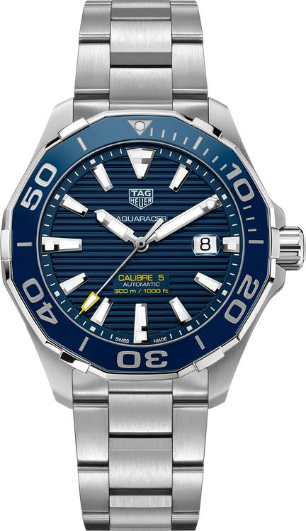 TAG Heuer Aquaracer Calibre 5 Blue Watch WAY201B
