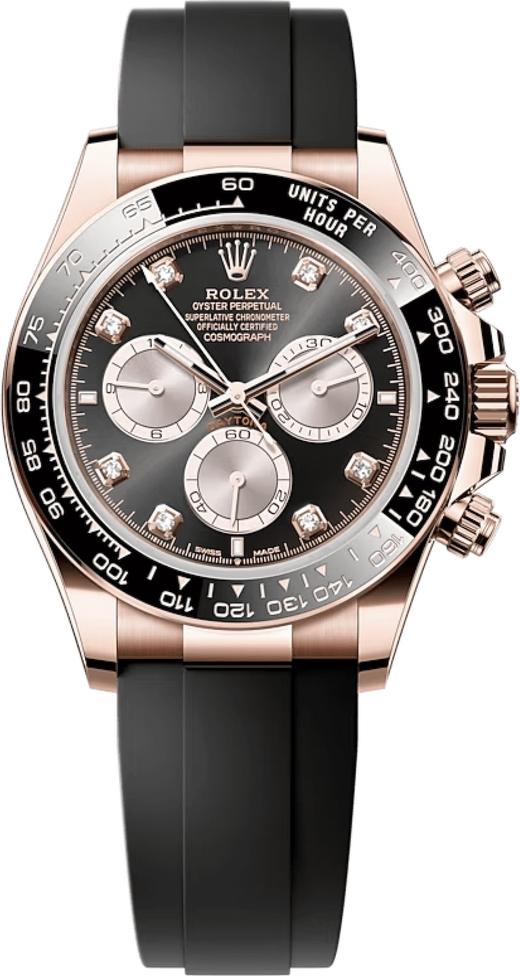 Rolex Daytona Everose Gold Black Diamond Dial 126515LN