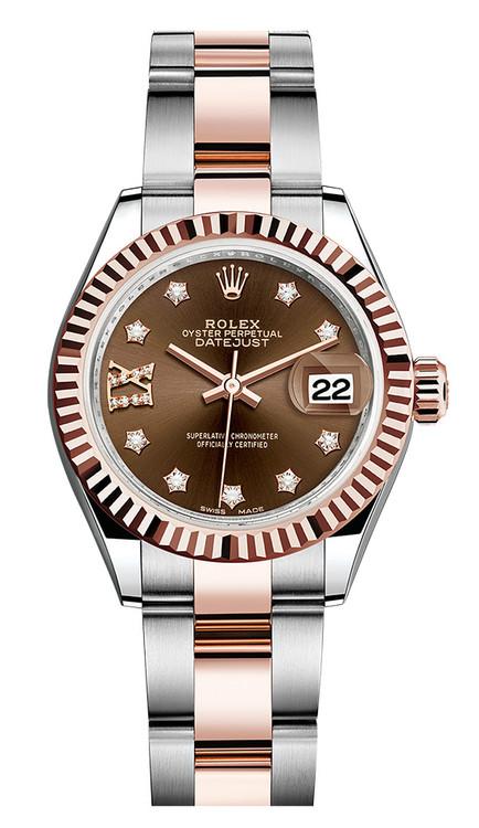 Rolex Lady Datejust 28mm Two-Tone 279171CRDFO - Luxury of Watches