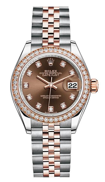 フレシャス　デュオ Rolex Datejust in Oyster, 31 mm, Oystersteel and yellow gold