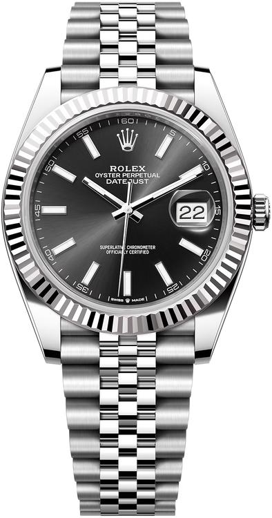 テツヤ Rolex Datejust 41mm Stainless Steel 126334 BXJ Black
