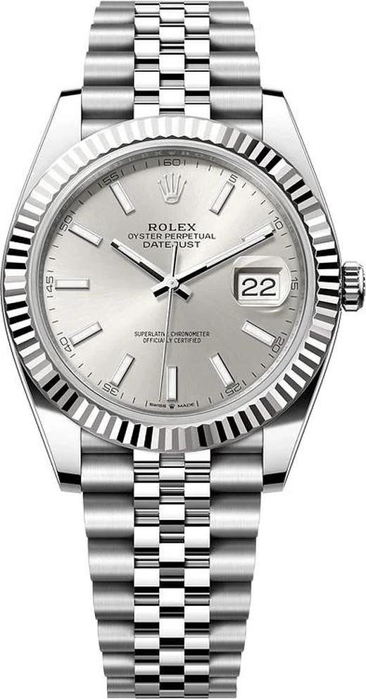 Rolex Datejust 41mm Stainless Steel 126334 SXJ Silver
