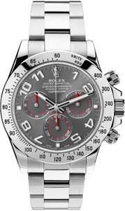 Rolex Pre-Owned Stainless Steel Daytona 116520 Factory Grey Arabic