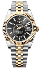 Rolex Stainless Steel and Yellow Gold Sky Dweller 336933 Black Jubilee