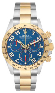 Rolex Pre-Owned two tone Daytona 116523 Factory Blue Arabic Racing