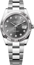 Rolex Datejust 41mm Stainless Steel 126334 Rhodium Diamond