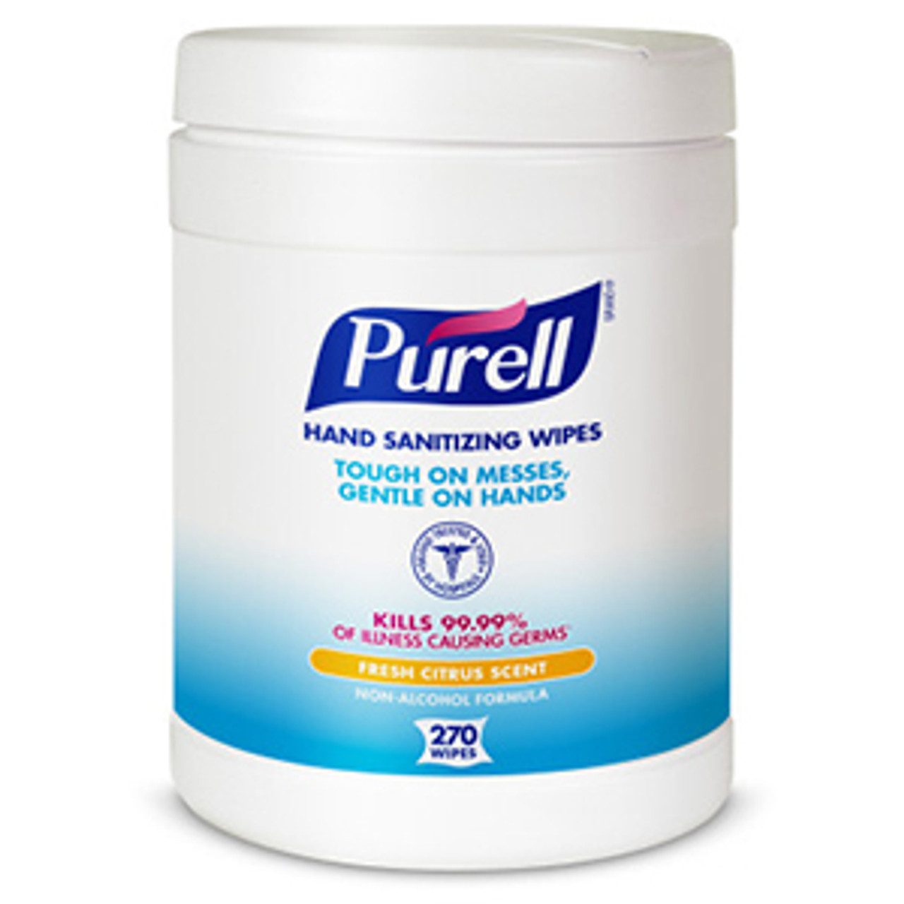 Purell Sanitizing Hand Wipes - 270 Count Canister (Case of 6) (GOJ 9113-06)