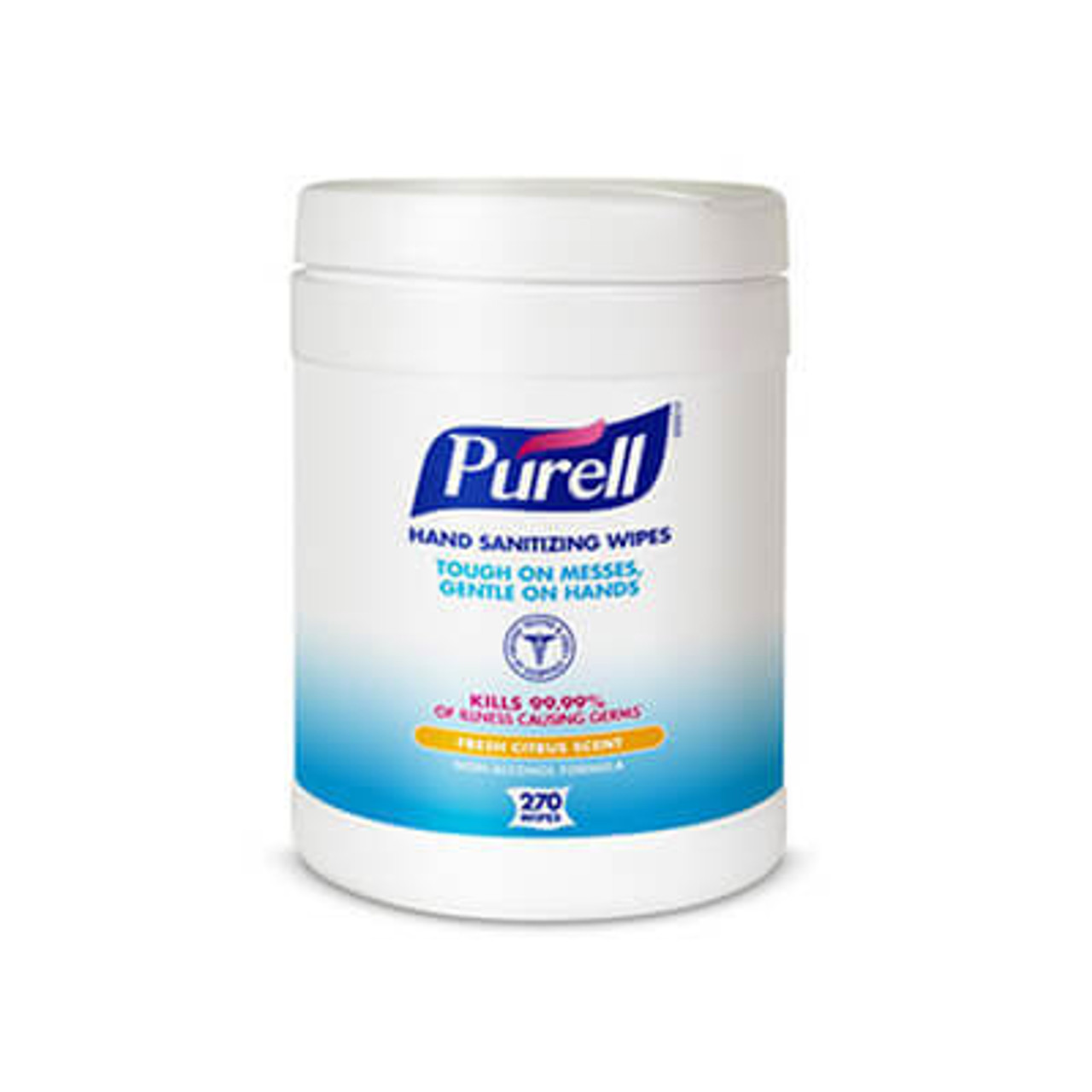 Purell 9111-12 Sanitizing Wipes, Citrus, PK12