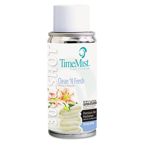 TimeMist 3000 Shot Refills (Case of 12) - Clean & Fresh