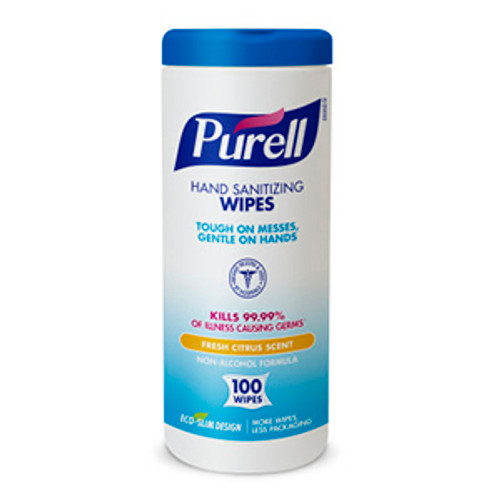 Purell Sanitizing Hand Wipes - 270 Count Canister (Case of 6) (GOJ 9113-06)