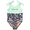 Shade Critters One Piece Bucket Waist Girls 6M-8 Zebra Fashion Icon