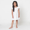 Smocked Cover Up Dress Girls 3-10 White