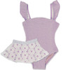 Shade Critters Lilac Daisy Smocked w/tutu Girls One Piece Cute Swimsuit Shade Critters Lilac Daisy Smocked w/tutu Girls One Piece Cute Swimsuit