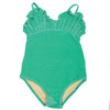 Shader Critters Green Shimmer Mermaid Girls One Piece Swimsuit 6m-8