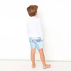 Floral Patchwork Boys 4 way Stretch Swim Trunk 6m-10 Floral Patchwork Boys 4 way Stretch Swim Trunk 6m-10