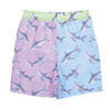 Colorblock Sharks appearing on Shade Critters Shark Block Water Appearing  Boys Swim Trunk Colorblock Sharks appearing on Shade Critters Shark Block Water Appearing  Boys Swim Trunk