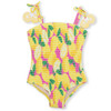 Shade Critters Summer Lemonade Smocked One Piece Swimsuit Sizes 6m-6