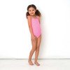Image of Shade Critters Pink Hibiscus Terry One Piece Bathing Suit