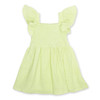 Smocked Cover Up Dress Girls 3-10 Citron