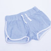 Detail of Shade Critters Blue Terry Girls Drawstring Short