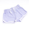 Detail of Shade Critters Purple Terry Girls Drawstring Short