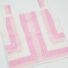 Detail of Shade Critters Pink Tonal Stripe Crochet Girls Top