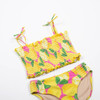 Detail of Shade Critters Summer Lemonade Smocked Girls Two-Piece Bikini