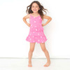 Pink Bubble Gauze Embroidered Girls Top 3-14