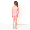 Hibiscus Pink Terry Girls Knot Bikini sz10&12 only