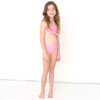 Hibiscus Pink Terry Girls Knot Bikini sz10&12 only