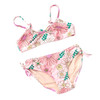 Detail of Retro Blossom Tie Back Bikini 7-14