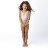 Shade Critters Swimsuit Neutral Gold Stripe Girls Shimmer Lace Up One Piece Swimsuit 3-10 Shade Critters Swimsuit Neutral Gold Stripe Girls Shimmer Lace Up One Piece Swimsuit 3-10
