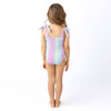 Shade Critters Detail of  Swimsuit Ocean Ombre Girls Shimmer Bunny Tie One Piece Swimsuit 2-10