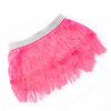 Detail of Hot Pink Girls Fringe Skirt Cover Up 3-10 Detail of Hot Pink Girls Fringe Skirt Cover Up 3-10
