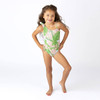 Shade Critters Swimsuit Botanical Palms Girls One Shoulder One Piece Swimsuit 3-14