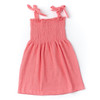 Shade Critters Coral Terry Girls Smocked Tank Dress 3-14 Shade Critters Coral Terry Girls Smocked Tank Dress 3-14