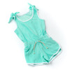 Detail of Mint Terry Girls Active Romper 3-14